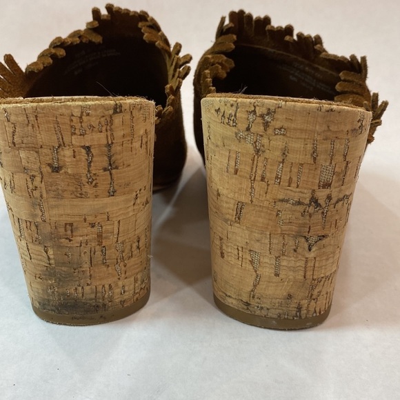 Tory Burch Huntington Heels suede fringe 38648 - Picture 8 of 11